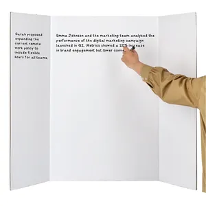 Inkind Tri-Fold Corrugated Presentation Board (36 x 48 Inch) White 5