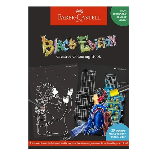 Faber Castell Colouring Book Black Edition VP Set A 2