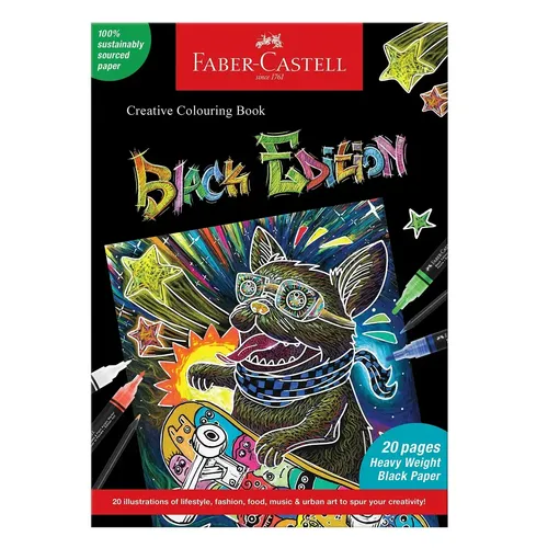Faber Castell Colouring Book Black Edition VP Set B 2