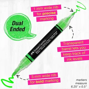 Faber Castell Black Edition Shake and Paint Neon Acrylic Marker Pack of 4 AG285505 5