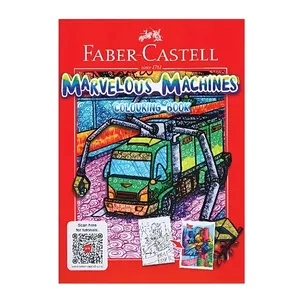 Faber Castell Marvelous Machines A4 Colouring Book PL104022 0