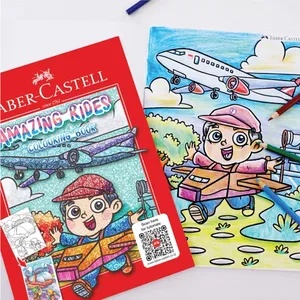 Faber Castell Amazing Rides A4 Colouring Book PL104025 2
