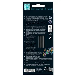 Faber Castell Black Edition 12 Colours Pencil Long PL116412 2