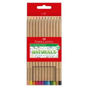 Faber Castell Naturals Colour Pencils 12 Colours PL115012 0