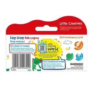 Faber Castell Little Creatives Easy Grasp Bulb Crayons Box of 4 PL122604 2