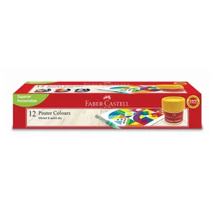 Faber Castell Poster Colours Set of 12 Colours PL171013 0