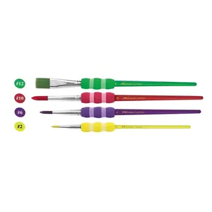 Faber Castell Grip Paint Brush Classic Pack of 4 Colours PL481600 2