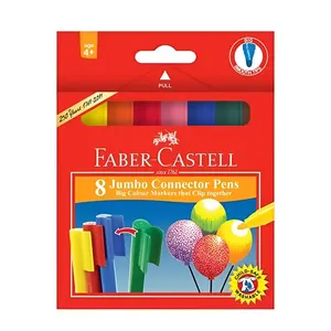 Faber Castell Jumbo Connector Pen 8 Colours PL66200008 0