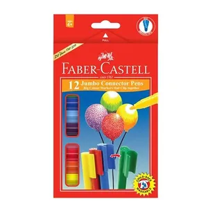 Faber Castell Jumbo Connector Pen 12 Colours PL66200012 0