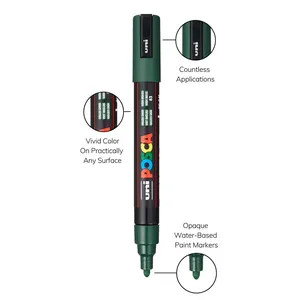 Uni Posca Water Based Paint Markers 8 Earth Colors PC5M 4