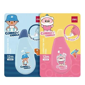 Deli Correction Tape Comiko Family EH354 (5mm x 12M) 0