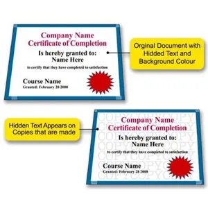 U-Grade Secure Watermark Paper A4 110gsm UGSWA4 3