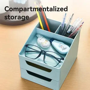 Deli Desktop Storage Box EZ421 (155 x 195 x 145mm) 2
