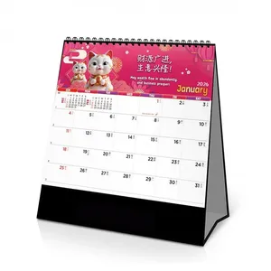 Table Calendar 2026 Fortune Cat S8808 2