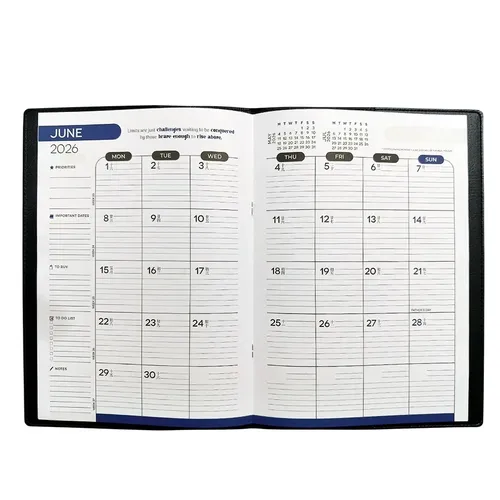 Executive Planner (Stitched Cover) SEP-102 - Blue 2