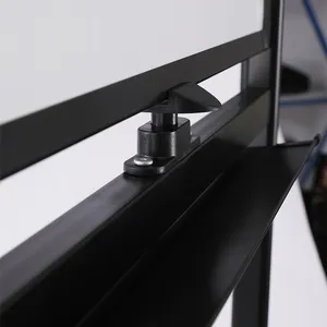 Deli Magnetic Double Sided Whiteboard and Chalkboard Easel Stand E7893  5