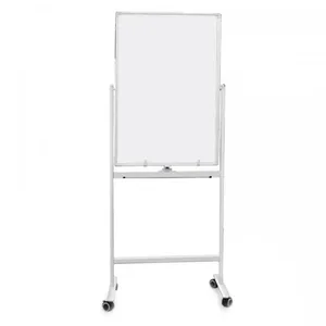 Deli Magnetic Double Sided Whiteboard and Chalkboard Easel Stand E7893  2