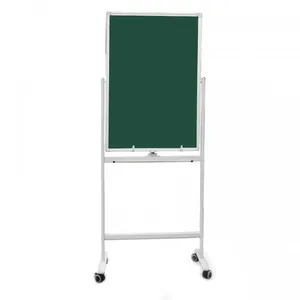 Deli Magnetic Double Sided Whiteboard and Chalkboard Easel Stand E7893  3