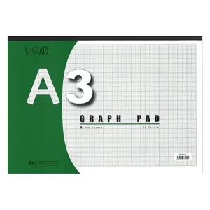 U-Grade Graph Pad A3 2mm Square 50 Sheets 0