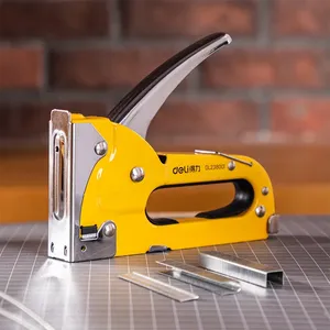 Deli Staple Gun EDL238001 (4-8mm) Yellow+Silver 5
