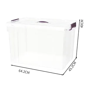City Life Plastic Storage Box with Handle X-9981 (86L) 2