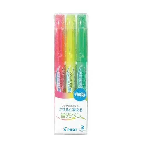 Pilot Frixion Light Erasable Spotliner Highlighter SFL-30SL-3C (Set of 3) 0