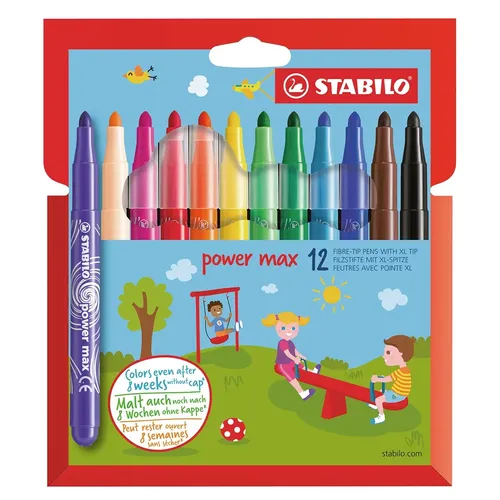 STABILO Power Max Extra-Thick Fibre-Tip Pen 980/12-01 0