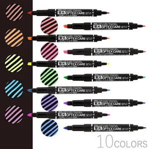 Zebra Optex Care Dual Point Highlighters (Pack of 10) 2