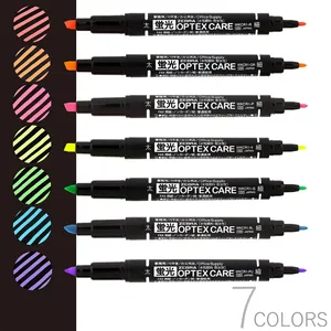 Zebra Optex Care Dual Point Highlighters (Pack of 7) 2