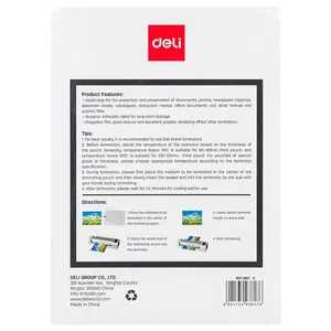 Deli A4 Laminating Pouch 125 Micron 3817 4