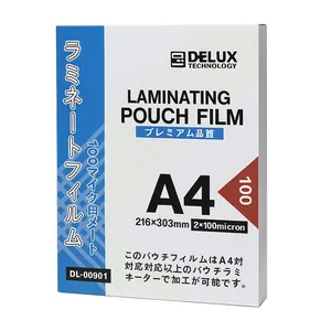Delux Laminating Pouch A4 (216 x 303mm) Box of 100 0