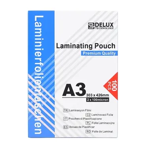 Delux Laminating Pouch A3 (303 x 426mm) Box of 100 0