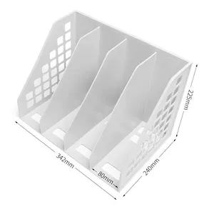 Deli 4 Compartments Book Rack 9840 2