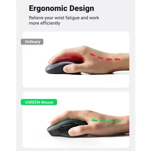UGREEN MU006‑90855 Ergonomic Wireless Mouse (2.4 G and Bluetooth) 4