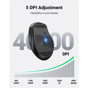 UGREEN MU006‑90855 Ergonomic Wireless Mouse (2.4 G and Bluetooth) 6