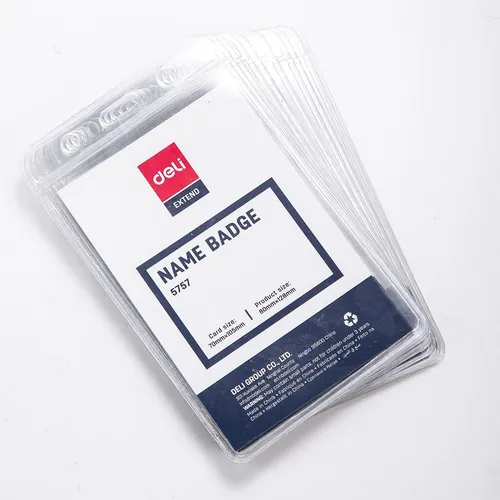 Deli Name Badge with Lanyard Vertical E5757 (Pack of 10) 3