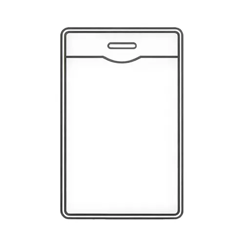 Soft PVC Name Badge Holder TL-105 (Internal: 58 x 90mm) External: 63 x 105mm 0