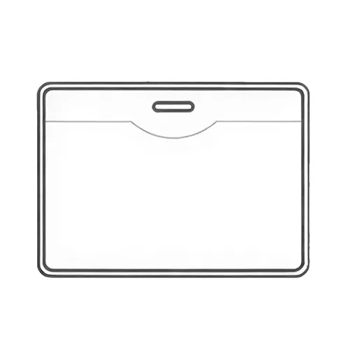 Soft PVC Name Badge Holder TL-109A (Internal: 91 x 56mm) External: 96 x 76mm 0