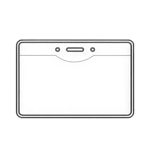 Soft PVC Name Badge Holder TL-109 (Internal: 92 x 55mm) External: 97 x 70mm 0