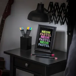 Faber Castell Black Edition Neon and Pastel 12 Colours Pencil Long PL116410 6