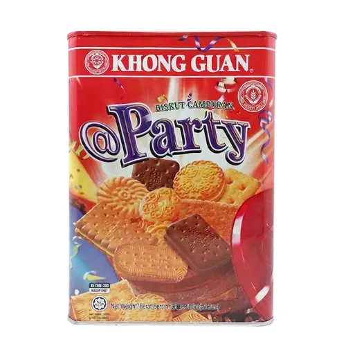 Khong Guan Party Assorted Biscuits Tin (100 Packets) 0