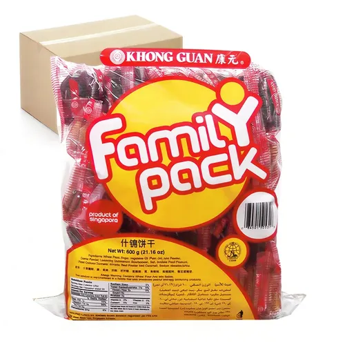 Khong Guan Assortment Biscuits - Family Pack 600g x 10 Packet / Carton 0