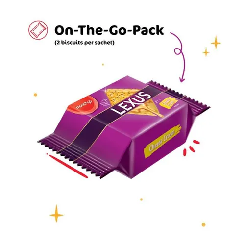 Munchy's Lexus Sandwich Calcium Crackers 190g x 10 Packs 5