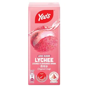 Yeo's Packet Drink Light Lychee 250ml x 24 2