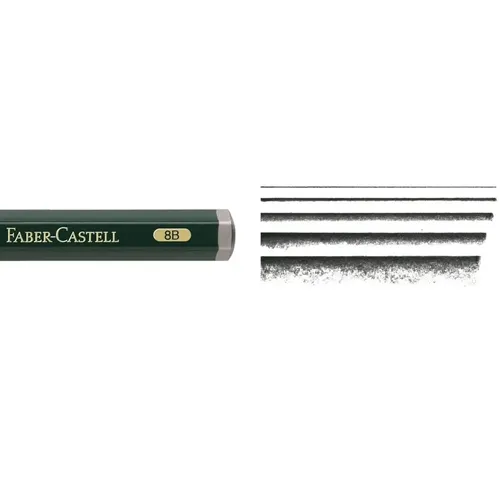 Faber Castell 9000 Jumbo Graphite Pencil 8B Box of 6 AG119308 2