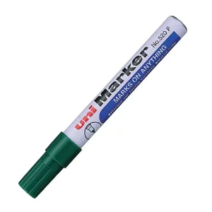 Uni Permanent Marker Metal Body 520F - Green 0