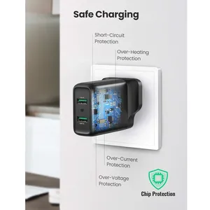 UGREEN USB Charger 36W QC 3.0 Quick Wall Charger Adapter 2-Port - CD161-70164 4