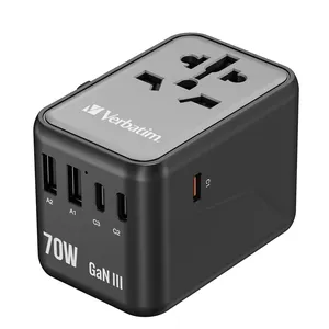 Verbatim Universal Travel Adapter GaN III 70W UTA09 2
