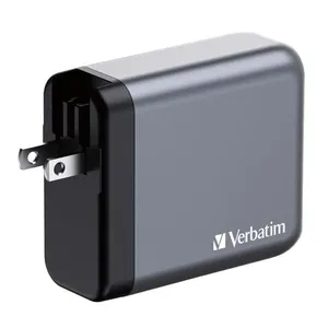 Verbatim Gan Wall Charge 4 Port PD140W with Travel Pin 0