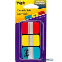 3M Post-it Durable Tabs 686-RYBT 0